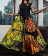 Grace S42 - Digital Printed 2pc Organza dress.