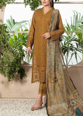Grace S809-Embroidered 3PC chikankari Lawn with Printed munar dupatta.