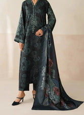 Grace W764 -Digital Printed 3pc Karandi Dress With Digital Printed Karandi Shawl.