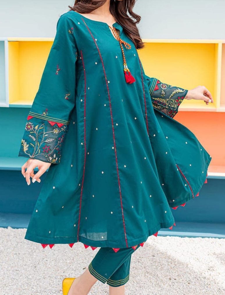 Grace W131-Embroided 2pc khaddar dress shirt – Katran