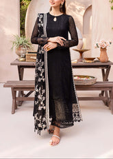 Grace S1219-Embroidered 3pc Sequence Chiffon dress with Embroidered Chiffon Dupatta.