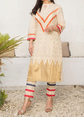 Grace S1085-Embroidered 2pc Lawn Dress.