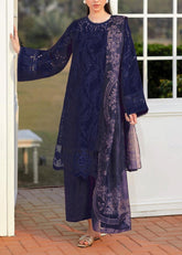 Grace S1117-Embroidered 3pc CHIKANKARI Lawn dress with Printed Munar Dupatta.