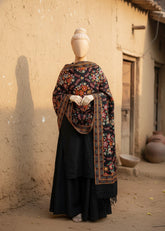 Sarinnah Premium D78-Luxury Formal Heavy Embroidered Karandi Shawl.