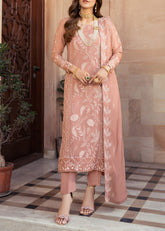 IRSA – Embroidered Chiffon Unstitched 3Pc Suit