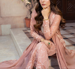 IRSA – Embroidered Chiffon Unstitched 3Pc Suit