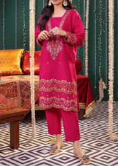 Grace Z-(W624)- Stitched Embroidered 2Pc marina Dress.