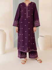 Grace Z-(S792) - Stitched Embroidered 2pc lawn dress.