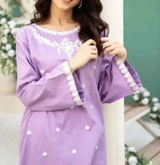 Grace Z-(1255)-Embroidered 2pc Lawn Dress