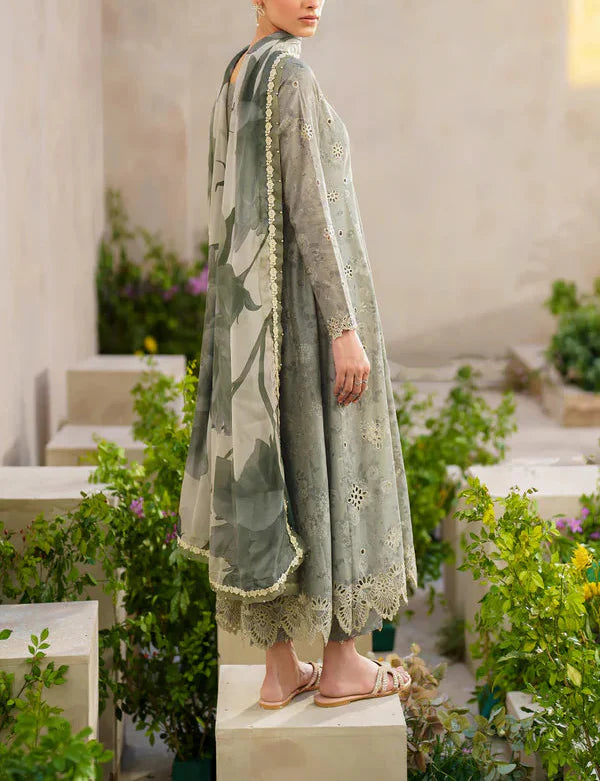 Grace S984-Digital Printed 3pc Lawn Dress with Digital Printed Lawn Dupatta.