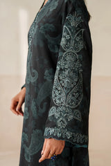 Grace W764 -Digital Printed 3pc Karandi Dress With Digital Printed Karandi Shawl.