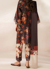 Grace W782 - Digital Printed 3pc Karandi Dress With Digital Printed Karandi Shawl.