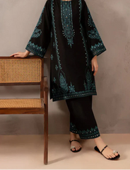 Grace Z-(S1277) - Stitched Embroidered 2pc Lawn Dress