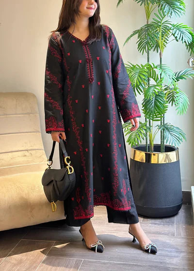 Grace Z(S1194)- Stitched Embroidered 2pc Lawn Dress