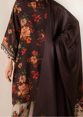 Grace W782 - Digital Printed 3pc Karandi Dress With Digital Printed Karandi Shawl.