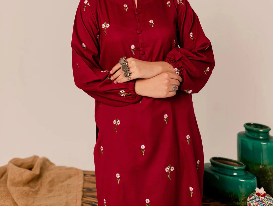 Grace W695-Embroidered 2pc Marina Dress