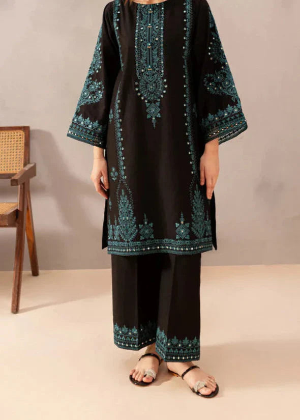 Grace Z-(S1277) - Stitched Embroidered 2pc Lawn Dress