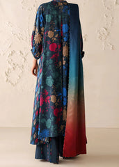 Grace W780 - Digital Printed 3pc Karandi Dress With Digital Printed Karandi Shawl.