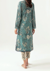 Grace W808 - Digital Printed 3pc Karandi Dress With Digital Printed Karandi Shawl.