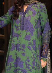 Grace W821 - Digital Printed 3pc Karandi Dress With Digital Printed Karandi Shawl.