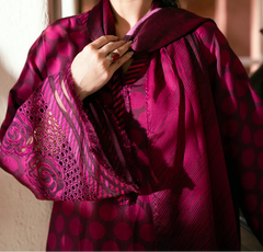 Grace W814 - Digital Printed 3pc Karandi Dress With Digital Printed Karandi Shawl.