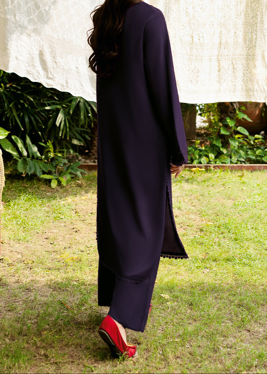 C-S 027- STITCHED 2PC DHANAK CO-ORD SET.