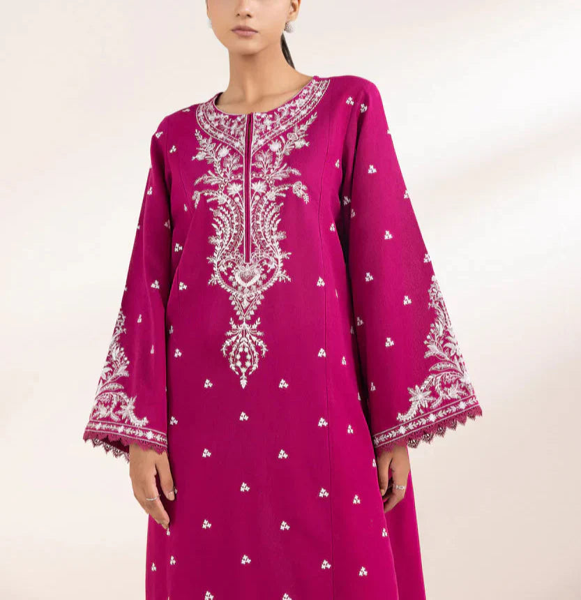 Grace S985-Embroidered 3PC Lawn Dress With Printed Munar Dupatta.
