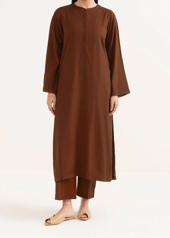 C-S 032- STITCHED 2PC DHANAK CO-ORD SET.