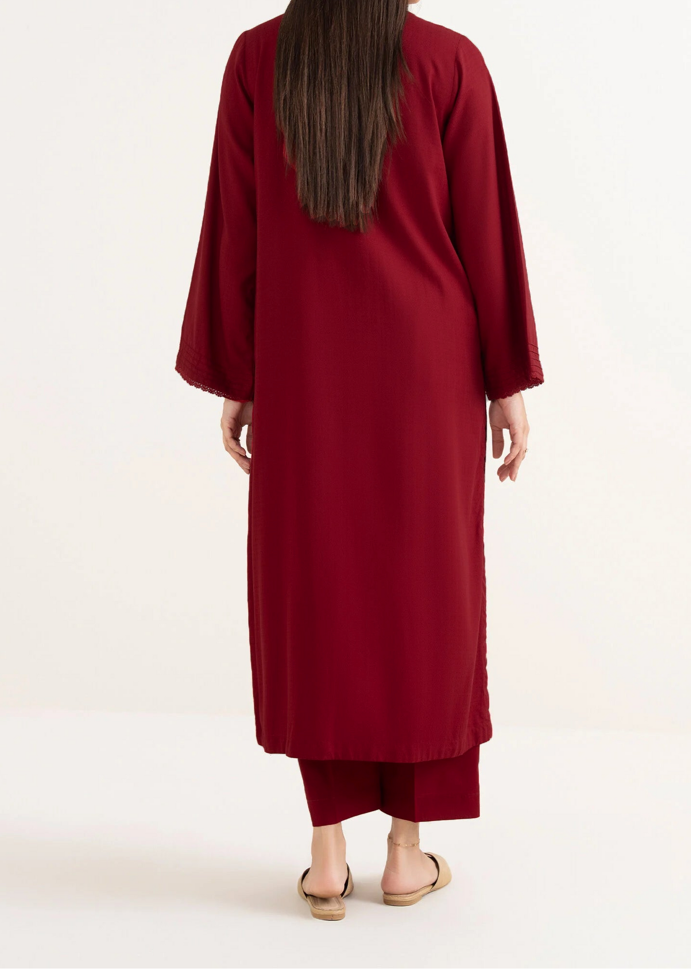 C-S 031- STITCHED 2PC DHANAK CO-ORD SET.