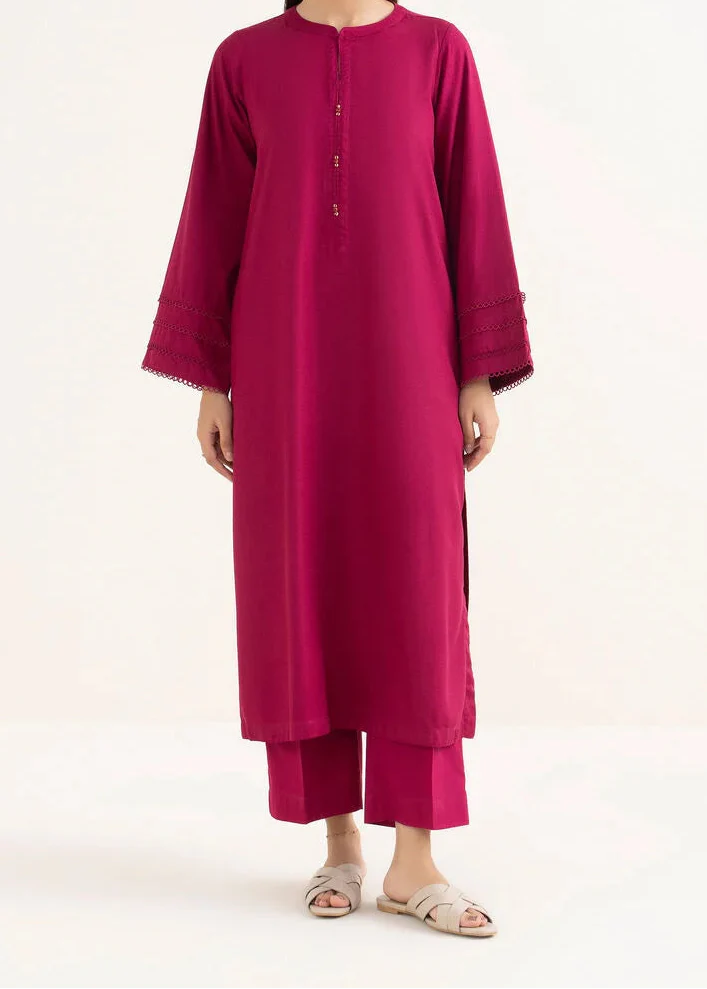 C-S 003- STITCHED 2PC DHANAK CO-ORD SET.