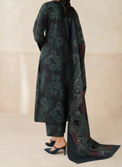 Grace W764 -Digital Printed 3pc Karandi Dress With Digital Printed Karandi Shawl.