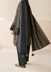 Grace W785 - Digital Printed 3pc Karandi Dress With Digital Printed Karandi Shawl.