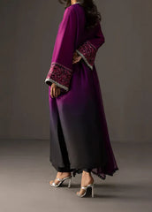 Grace Z-(W731 ) - Stitched Digital Printed 3pc Silk dress With Digital Printed Silk dupatta.