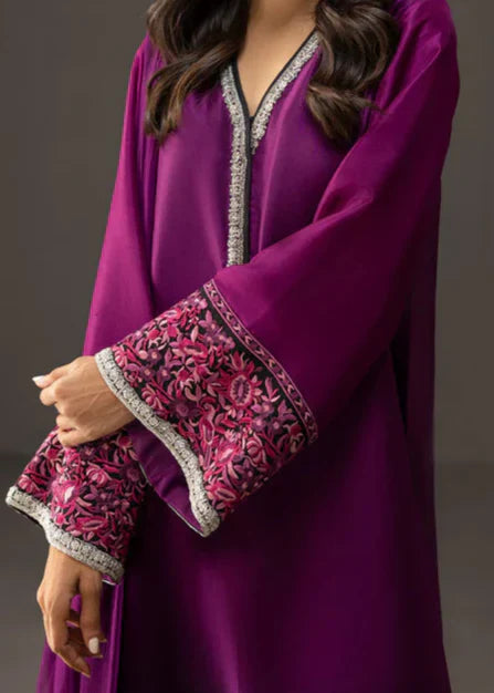 Grace Z-(W731 ) - Stitched Digital Printed 3pc Silk dress With Digital Printed Silk dupatta.
