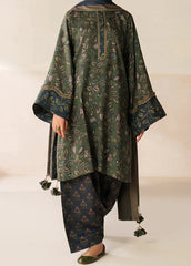 Grace W785 - Digital Printed 3pc Karandi Dress With Digital Printed Karandi Shawl.