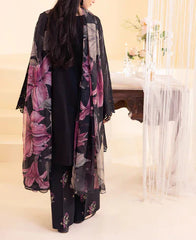 Grace Z(S1220)- Stitched Embroidered 3pc CHIKANKARI Lawn Dress With Printed Munar Dupatta.