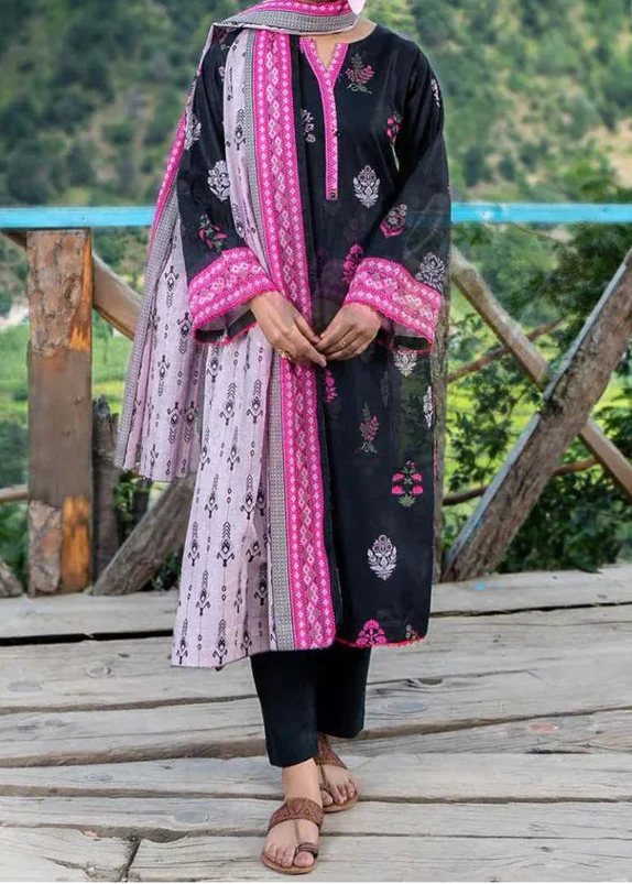 Grace W871 - Digital Printed 3pc Karandi Dress With Digital Printed Karandi Shawl.