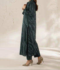 Grace W842 - Digital Printed 3pc Karandi Dress With Digital Printed Karandi Shawl.