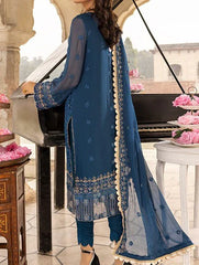 Grace Z-(Merakish Luxury) -Stitched Embroidered chiffon 3Pc Suit