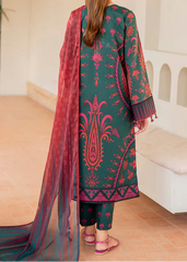 Grace W811 - Digital Printed 3pc Karandi Dress With Digital Printed Karandi Shawl.