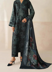 Grace W764 -Digital Printed 3pc Karandi Dress With Digital Printed Karandi Shawl.