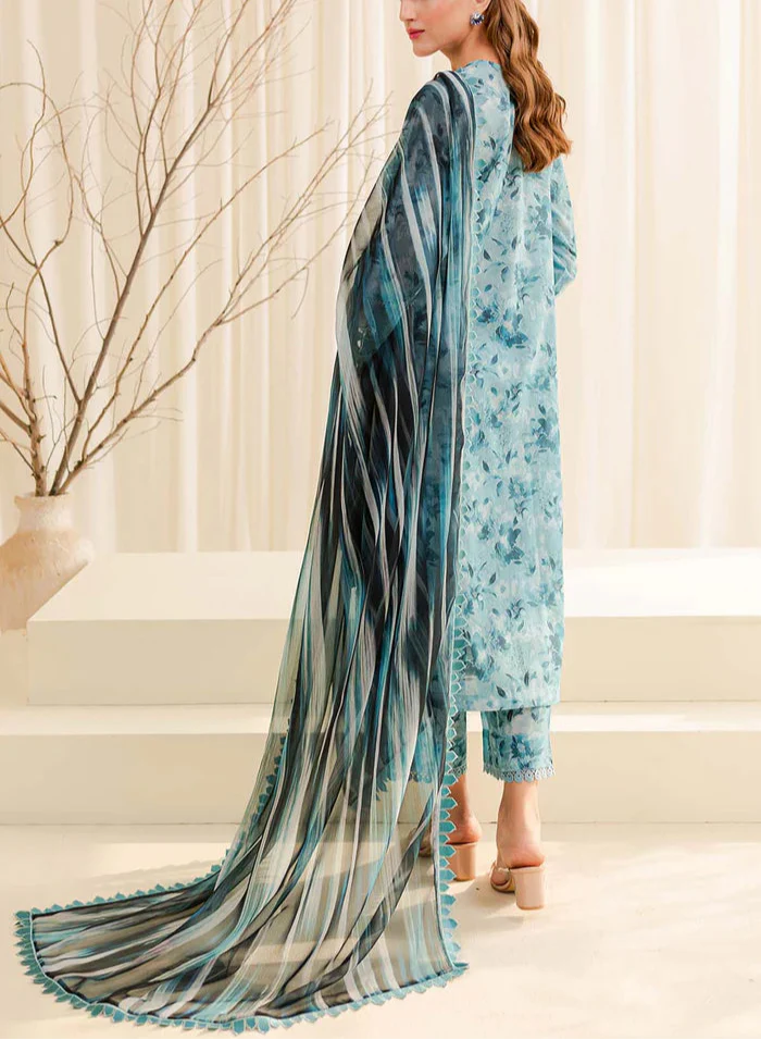 Grace S979-Digital Printed 3pc Lawn Dress with Digital Printed Lawn Dupatta.
