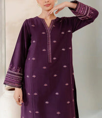 Grace Z-(S792) - Stitched Embroidered 2pc lawn dress.