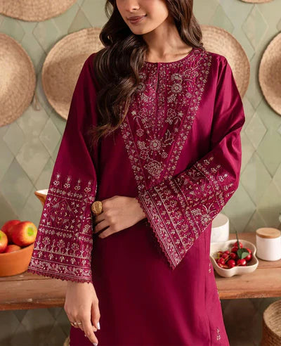 Grace Z92- Stitched Embroidered Sequence 2pc Lawn Dress