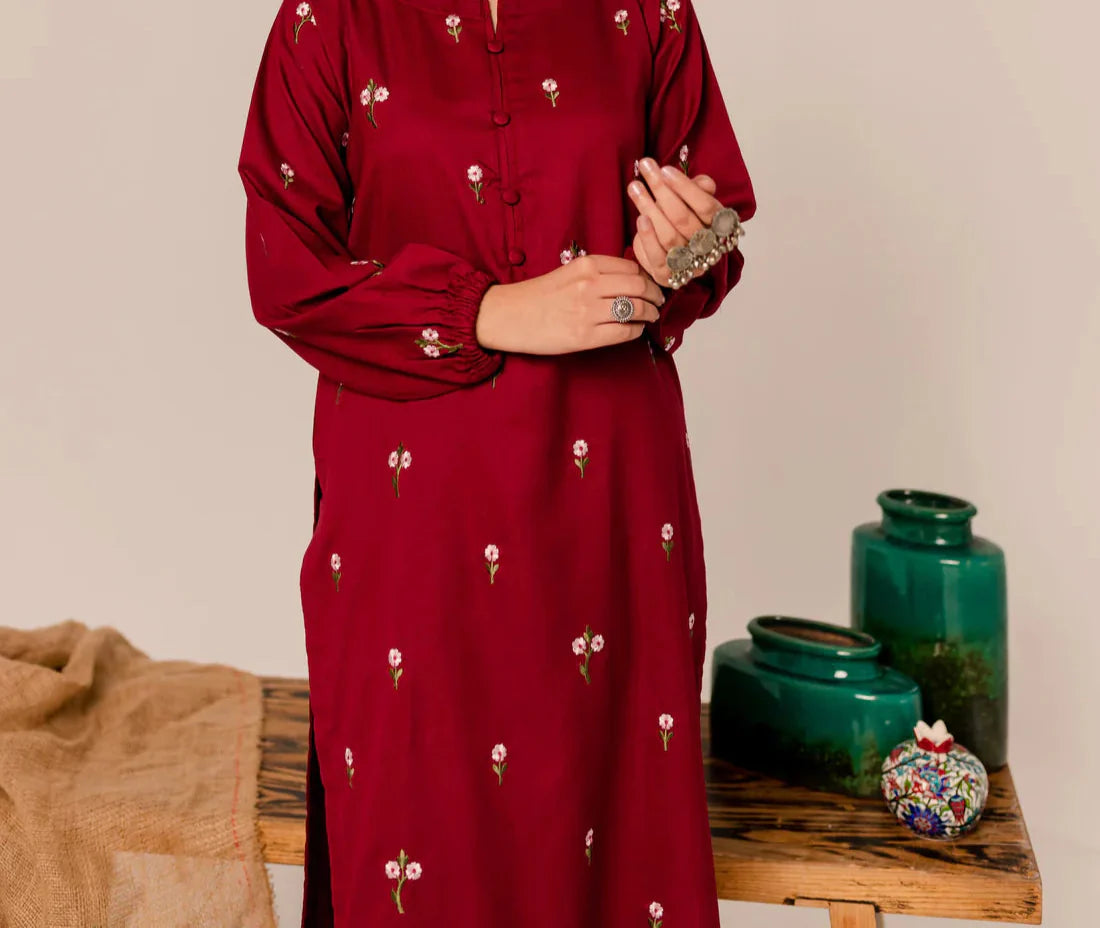 Grace W695-Embroidered 2pc Marina Dress