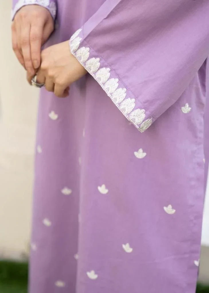 Grace Z-(1255)-Embroidered 2pc Lawn Dress