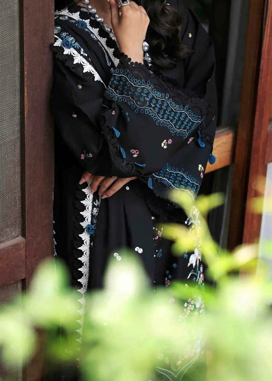 Grace W787-Embroidered 3pc Marina Dress With Embroidered Marina Shawl.