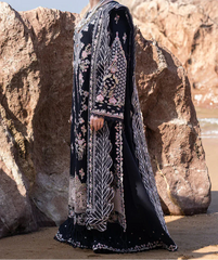 Grace Z-(S1233) - Stitched Embroidered 3pc Lawn Dress With Embroidered Munar Dupatta.