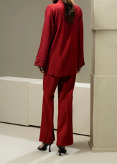 C-S 010- STITCHED 2PC DHANAK CO-ORD SET.