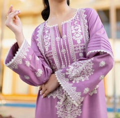 Grace Z(S533)- Stitched Embroidered 2pc lawn dress
